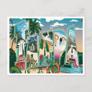 Postal Tampa, Florida Vintage Travel