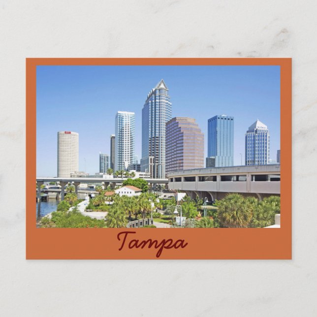 Postal Tampa, la próxima ciudad más grande de Estados Uni (Anverso)