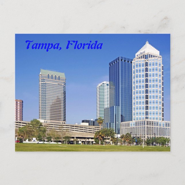 Postal Tampa, perfil en Florida (Anverso)