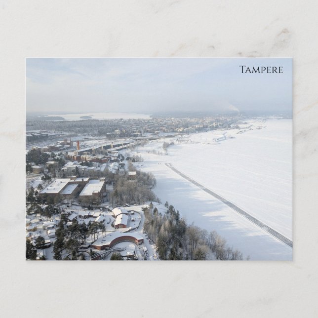 Postal Tampere en Invierno (Anverso)