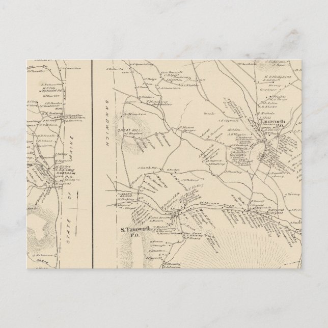 Postal Tamworth, Carroll (Anverso)