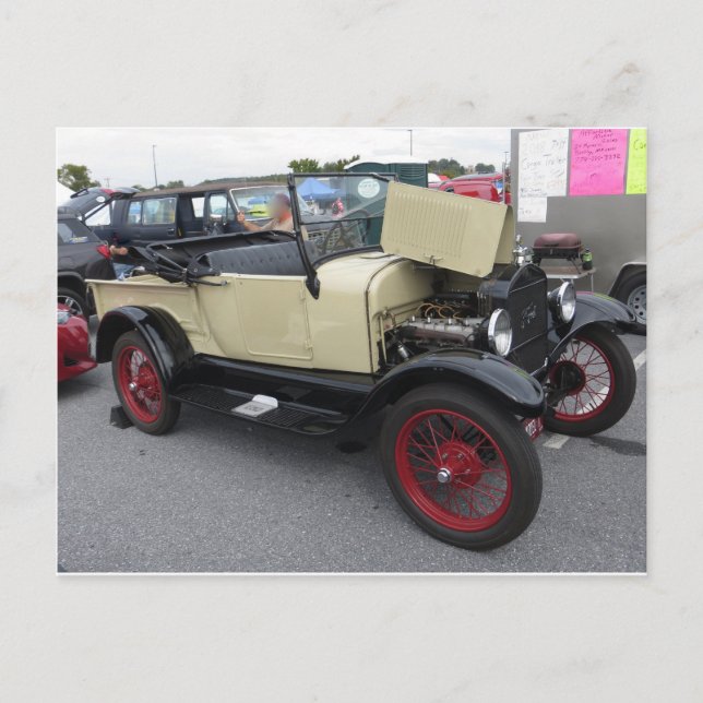 Postal Tan Antiguo Car (Anverso)