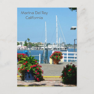 Postal ¡Tan Hermosa Marina Del Rey Postcard!