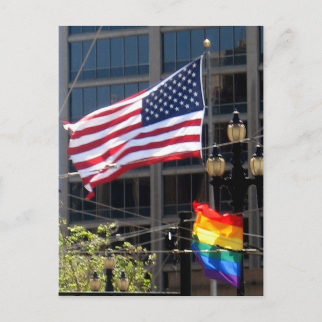 Postal Tan Orgullosos Que Se Ondean