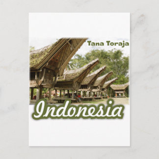Postal Tana Toraja Indonesia Souvenir