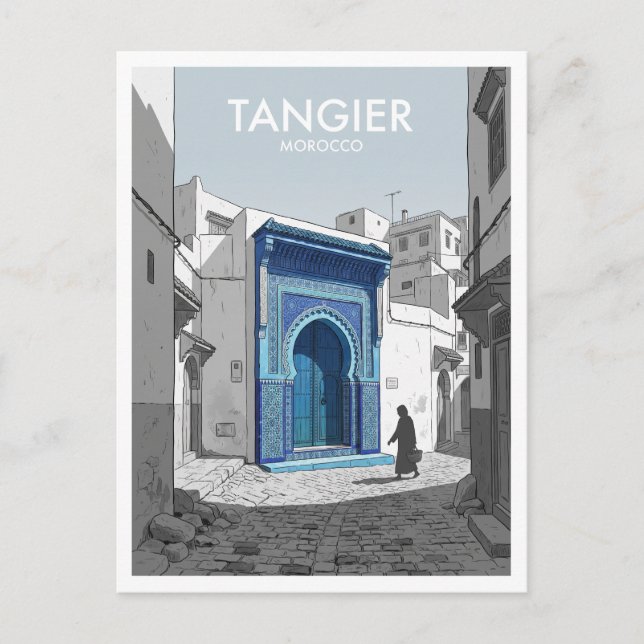 Postal Tánger Marruecos (Anverso)