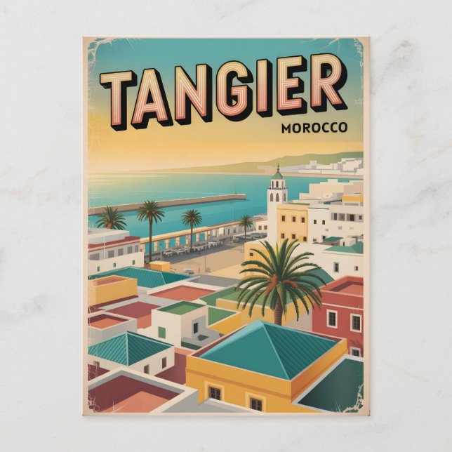 Postal Tánger vintage (Anverso)