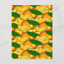 Postal Tangerina a patrón de verano
