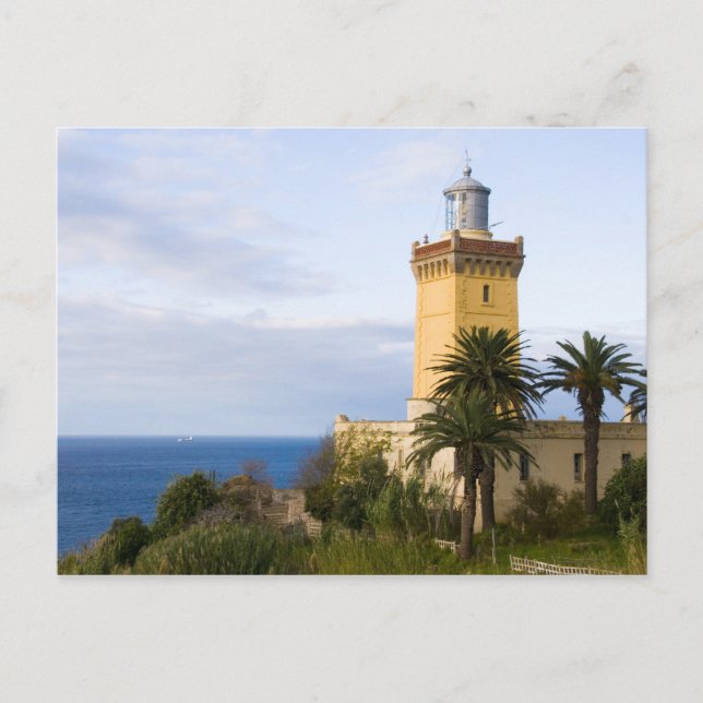 Postal Tangier Morocco lighthouse at Cap Spartel (Anverso)