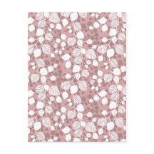 Tangled Foliage Canopy Botanicals Blush Pink Art