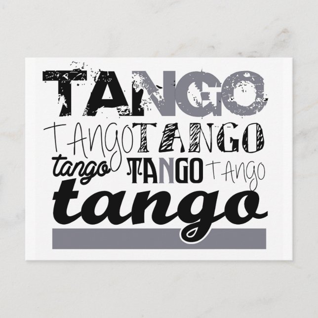 Postal Tango (Anverso)