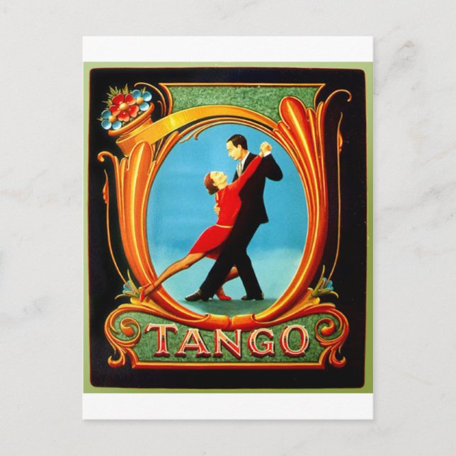 Postal Tango Dancer (Anverso)