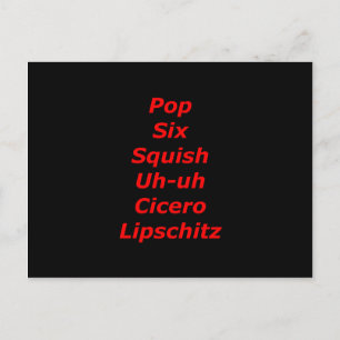 Postal Tango de bloque celular