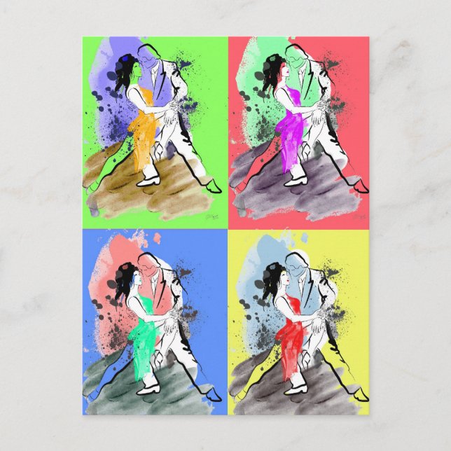 Postal Tango del estallido (Anverso)