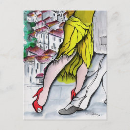 Postal Tango Pueblo Blanco