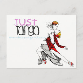 Postal Tango recién hecho en Argentina
