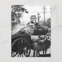 Tank de 1st Bn., 69th Armor, 25th Inf. Div., mov.