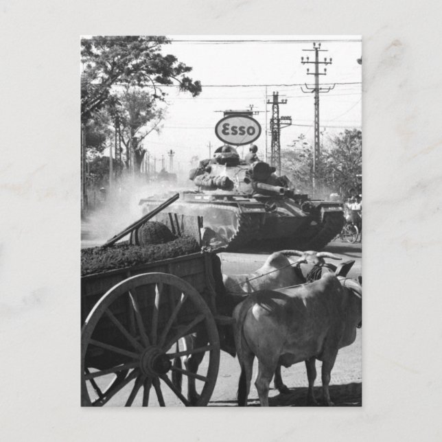 Postal Tank de 1st Bn., 69th Armor, 25th Inf. Div., mov. (Anverso)