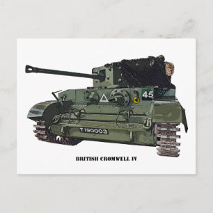 Postal Tanque Cromwell IV británico