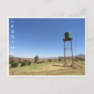 Postal tanque de agua lesotho