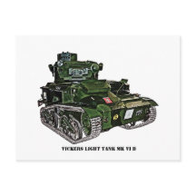 Tanque ligero británico Vickers VI B
