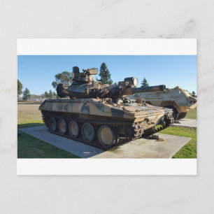 Postal Tanque Militar Camuflaje Desértico
