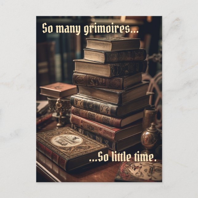 Postal Tantos Grimoires Wicca (Anverso)