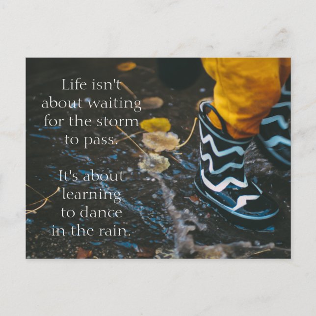 Postal Tanz im Regen (Anverso)