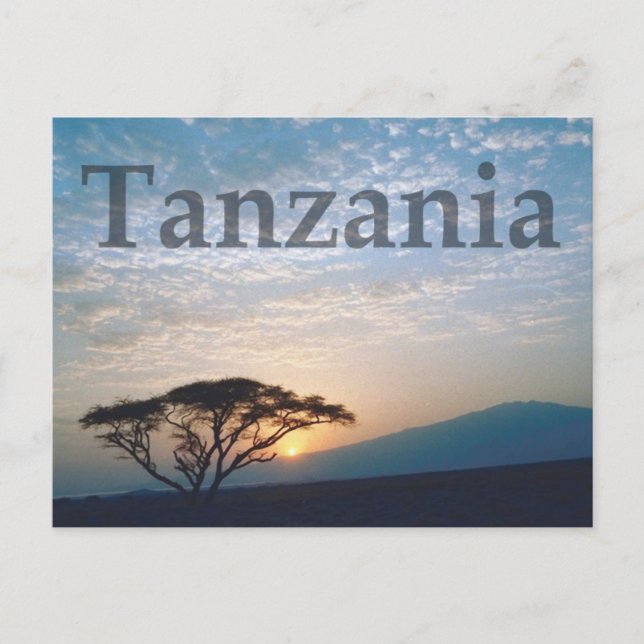 Postal Tanzania (Anverso)