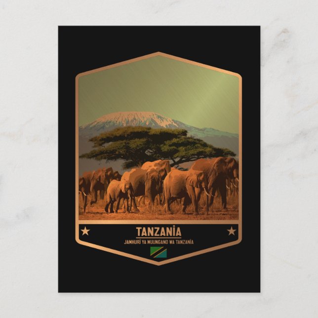 Postal Tanzania (Anverso)