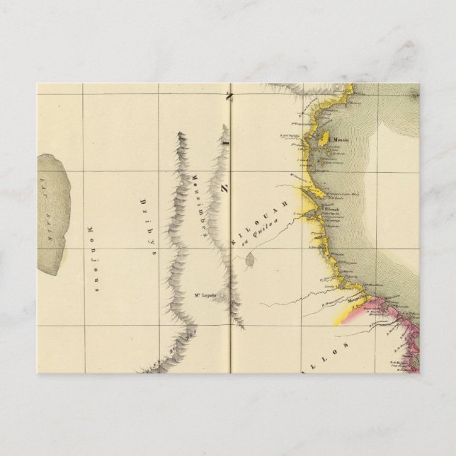 Postal Tanzania, Mozambique 43 (Anverso)