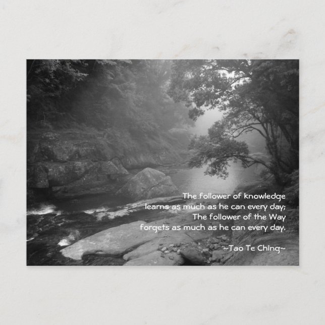Postal Tao Te Ching No.5/ Postcard No.5 (Anverso)