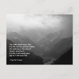 Postal Tao Te Ching No.6/ Postcard