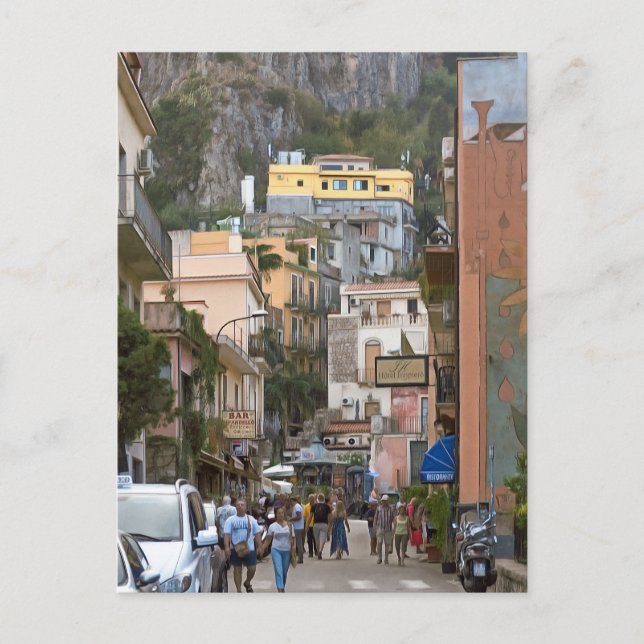 Postal Taormina. #1. (Anverso)