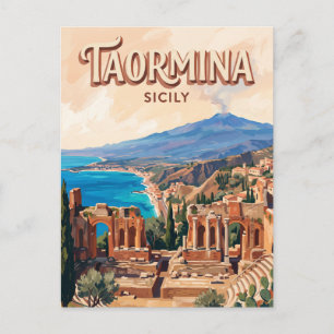 Postal Taormina Italia