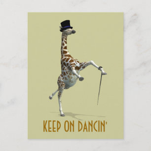 Postal Tap Dancing Giraffe