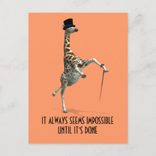 Postal Tap Dancing Giraffe
