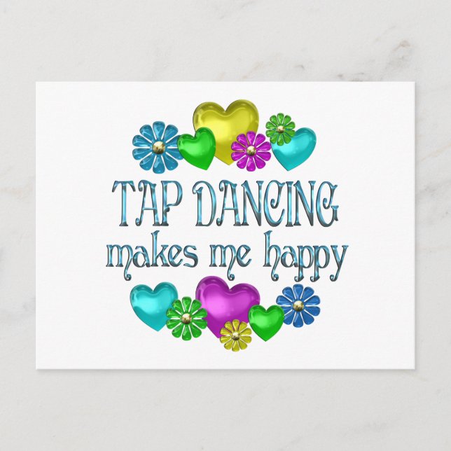 Postal Tap Dancing Happiness (Anverso)