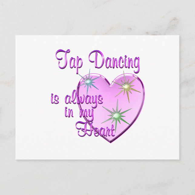 Postal Tap Dancing Heart (Anverso)