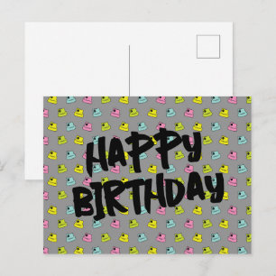 Postal Tapa de pintura en spray - Feliz Cumpleaños