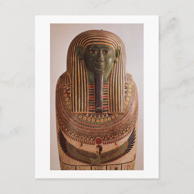 Postal Tapa exterior del sarcófago de Psametik I (664-61) (Anverso)