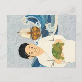 Postal Tapa para el BARCO DE TORTUGA