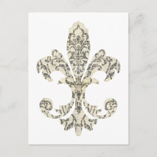Postal Tapestry Fleur de la lis 3