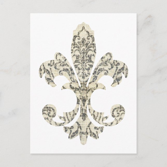 Postal Tapestry Fleur de la lis 3 (Anverso)