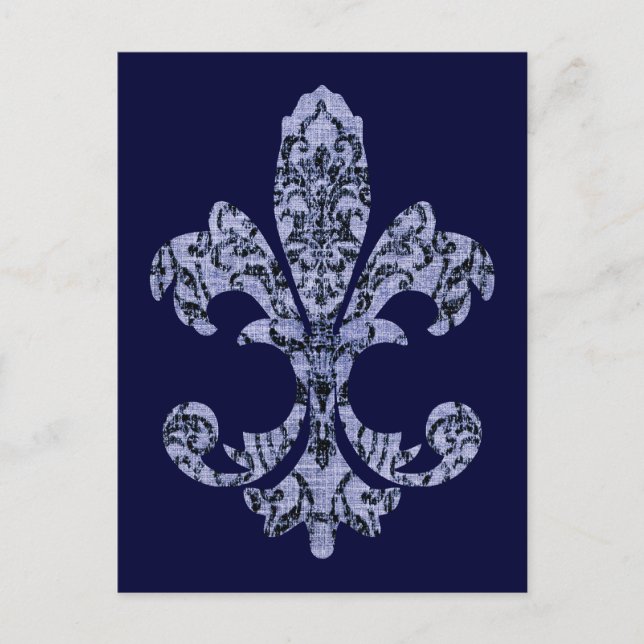 Postal Tapestry Fleur de lis 1 (Anverso)