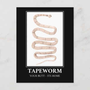 Postal Tapeworm Your Butt es su hogar