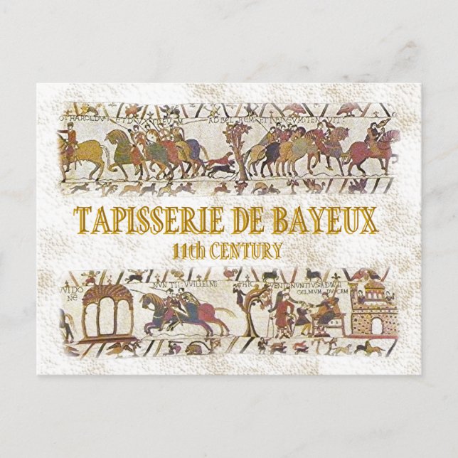 Postal Tapiz de Bayeux (Anverso)