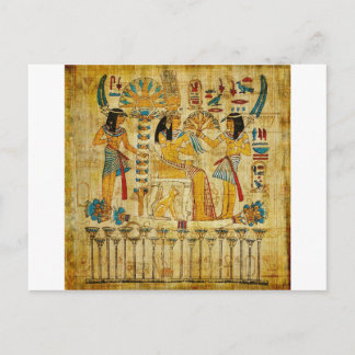 Postal Tapiz del Antiguo Egipto, Heirogliphics