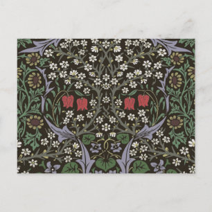 Postal Tapiz floral de William Morris Blackthorn