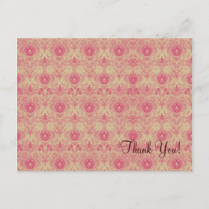 Postal Tapiz Rosa ~ Postcard